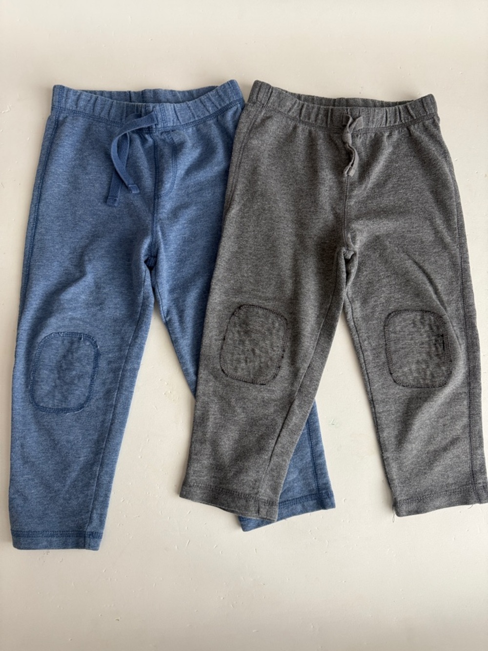 First Impressions Cozy Pull-On Knit Pants - Blue & Gray